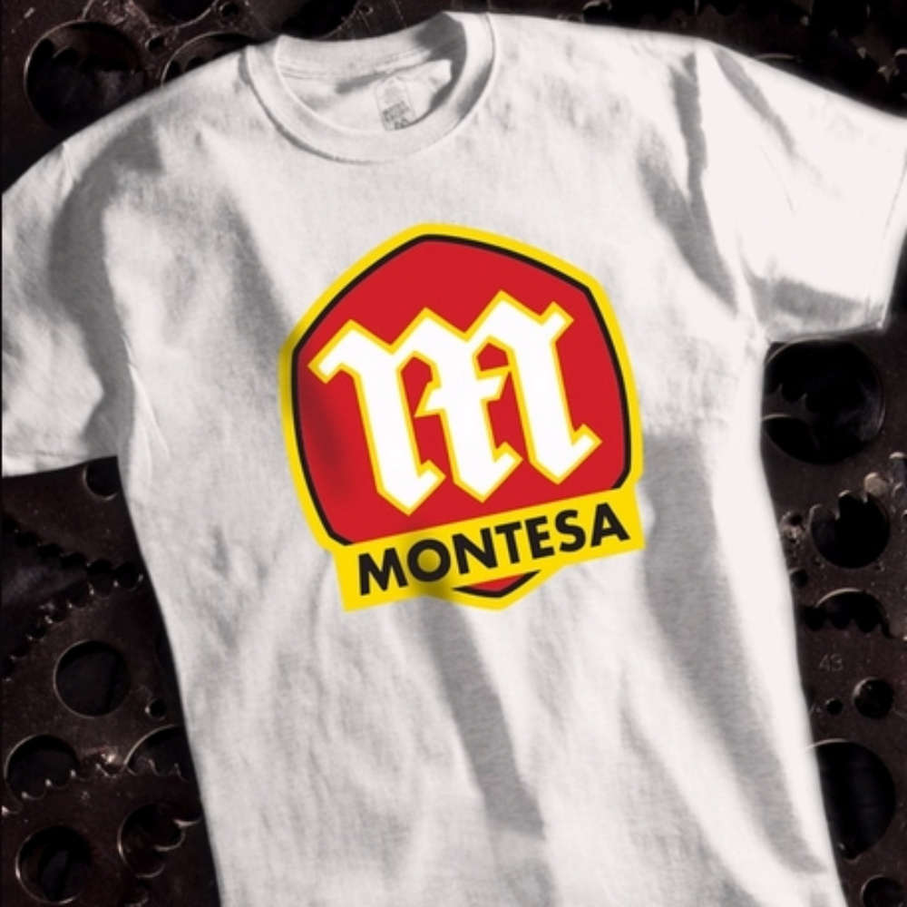 Montesa Logo Short Sleeve T-Shirt Metro Racing - NEW Fast Ship